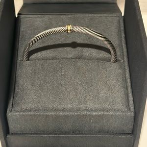David Yurman Cable Classics 18K Gold Center Station Bracelet